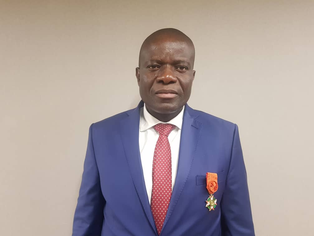 Blaise Ahouantchédé, élevé au rang d&rsquo;officier de l&rsquo;ordre national de Côte d&rsquo;Ivoire