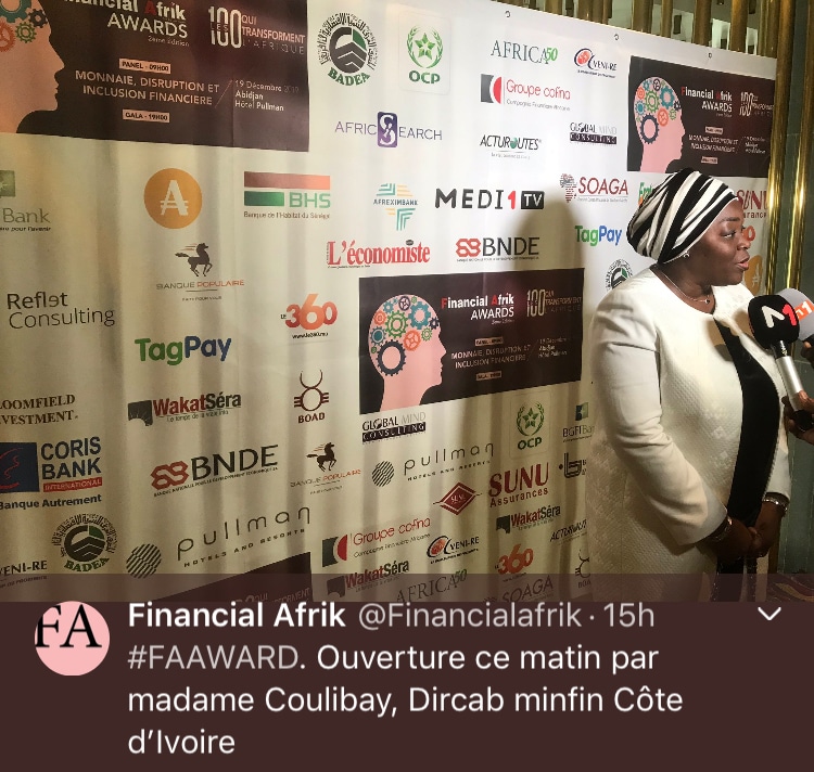 Financial Afrik Awards 2019: l&rsquo;inclusion financière au coeur des échanges
