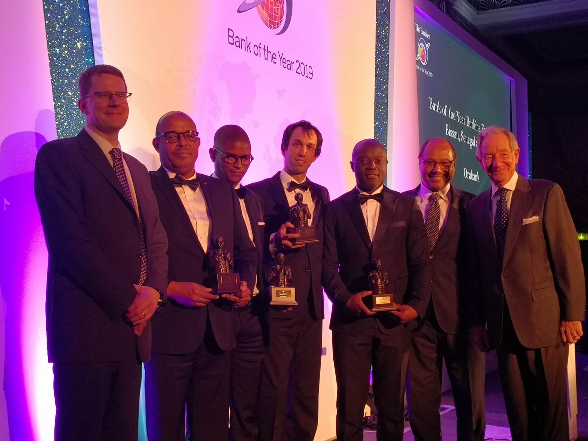 Oragroup remporte le prix « The Banker Awards – Bank of the Year 2019 » au Burkina Faso, en Guinée Bissau, au Sénégal et au Togo