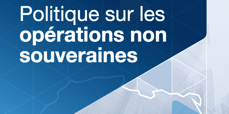 BAD:Atelier de dissémination de la Politique sur les opérations non souveraines