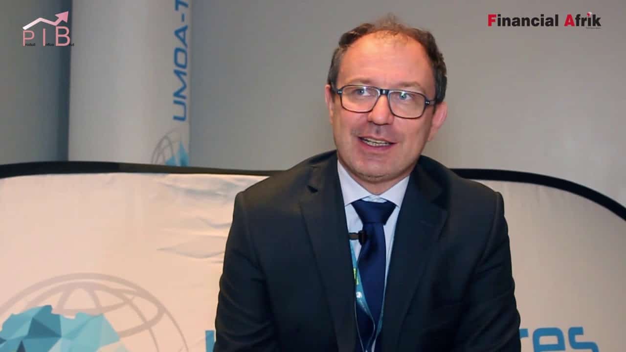 Éric Lemarchand aux Rencontres des Emetteurs du Marché des Titres Publics (REMTP) à Dakar
