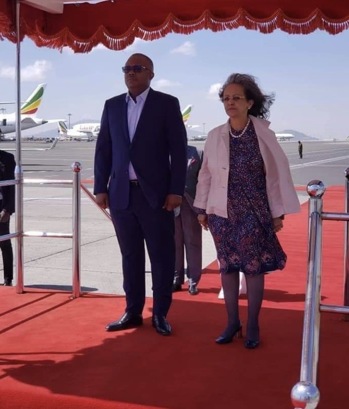 Union Africaine : Umaro Cissoco Embaló accueilli à Addis Abeba en président