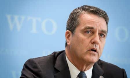 Roberto Azevedo directeur général de l&rsquo;OMC annonce sa démission