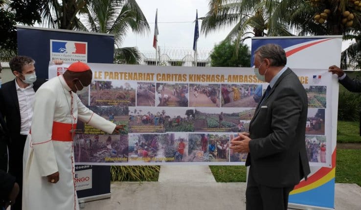 RDC : le Fonds de riposte  au COVID-19 reçoit l&rsquo;appui de la France  dans la production agricole