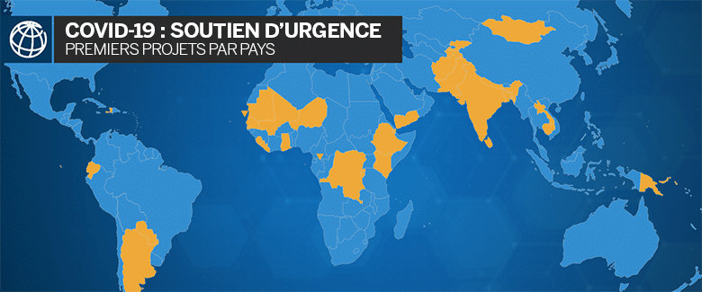 Covid-19: la Banque Mondiale a accordé un soutien d’urgence à 100 pays