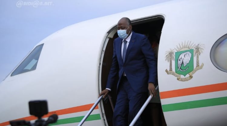Amadou Gon Coulibaly de retour en Côte d’Ivoire