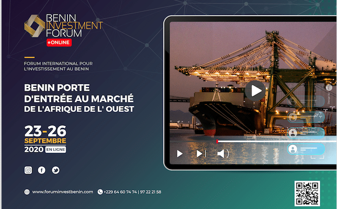 Le Benin Investment Forum 2020 se déroulera en Ligne.