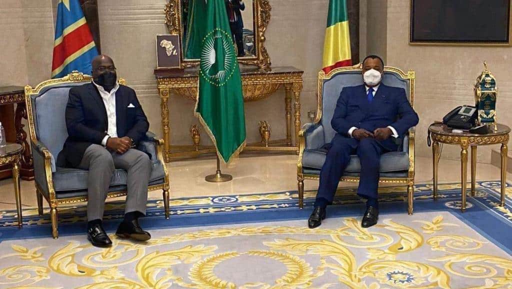 Tête-à-tête Félix Tshisekedi et Denis Sassou Nguesso à Brazzaville