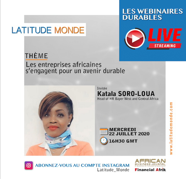 LATITUDE MONDE: webinaires durables sur le rôle majeur des Ressources Humaines dans l’élaboration et la déclinaison d’une politique de Responsabilité Sociale de l’Entreprise.