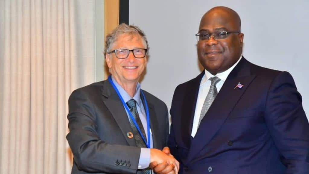 RDC : Bill Gates promet à Félix Tshisekedi un appui à l&rsquo;amélioration du système congolais de santé