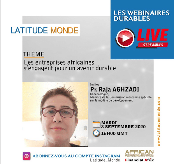 LATITUDE MONDE: Wébinaire Durable sur l’importance de la santé des employés dans une politique de Responsabilité Sociale de l’Entreprise.