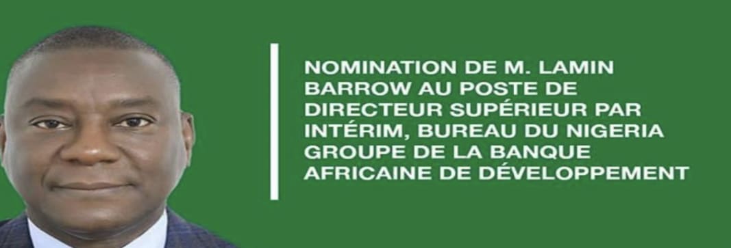 BAD: un gambien remplace un gambien au bureau du Nigeria