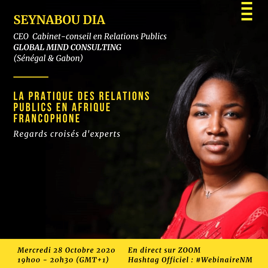 « La pratique des Relations Publics en Afrique Francophone : Regards croisés d’experts »