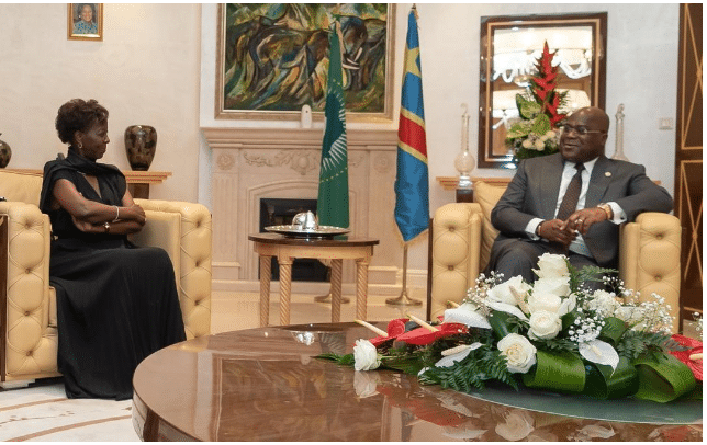 A Brazzaville, Félix Tshisekedi et Louise Mushikiwabo parlent des préparatifs des 9ème Jeux de la Francophonie