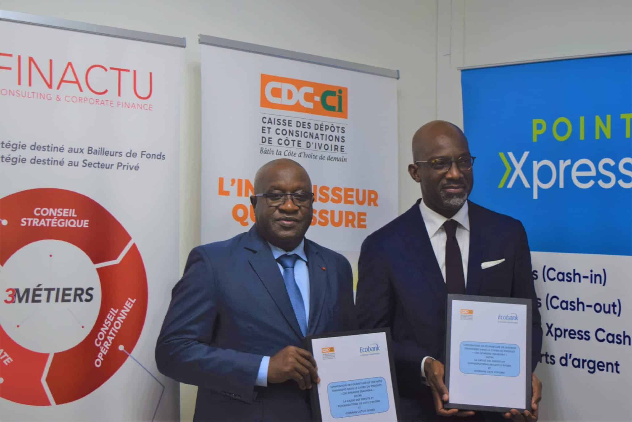 Côte d’Ivoire : La Caisse des Dépôts et Consignations s’allie à deux banques pour booster son produit diaspora