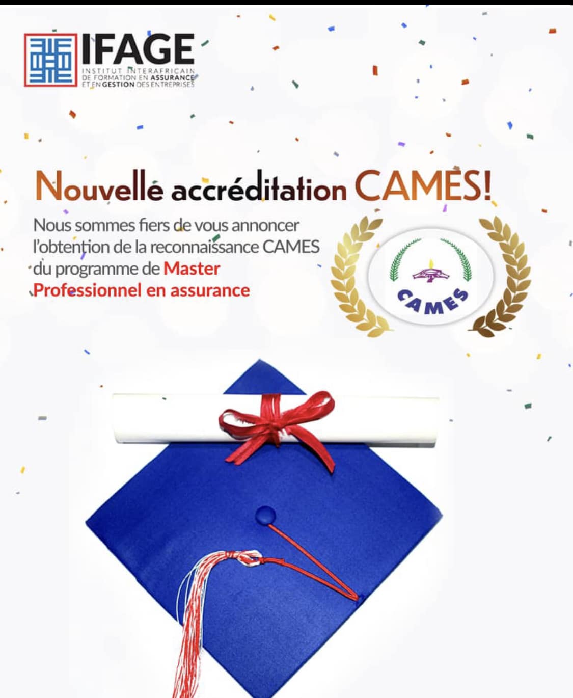 Sénégal: le Master Professionnel en Assurance de l’institut IFAGE reconnu par le CAMES