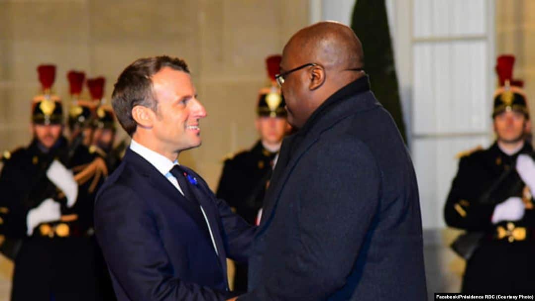 Entretien téléphonique entre Félix Tshisekedi et Emmanuel Macron