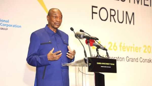 Le président Alpha Condé inaugure le Guinea Investment Forum