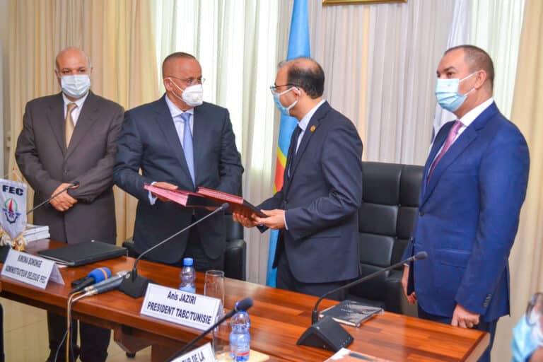 RDC : la FEC et la Tunisia Africa Business Council signent une convention de partenariat