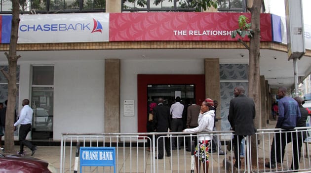 Kenya : la banque centrale autorise la  liquidation de Chase Bank