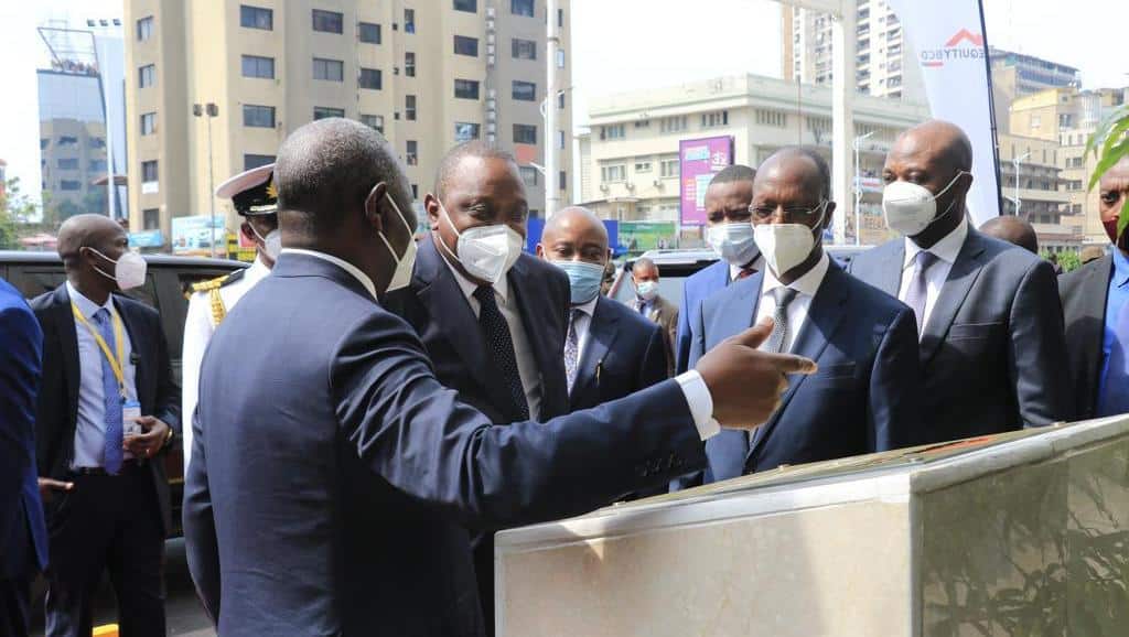 RDC : EquityBCDC inaugurée par le président kényan Uhuru Kenyatta