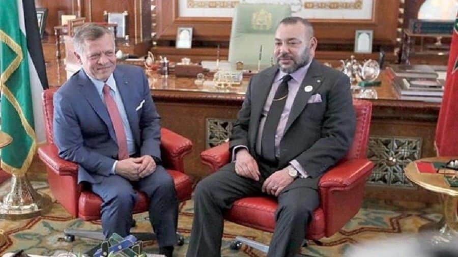 Le Roi Mohamed VI du Maroc apporte son soutien au Roi Abdallah II de Jordanie