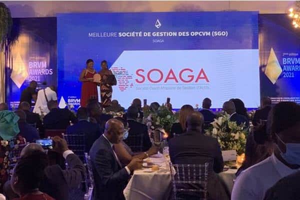 BRVM Awards: la SOAGA, meilleur gestionnaire d&rsquo;OPCVM de l’UEMOA