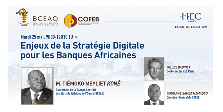 Entretiens croisés entre Tiémoko Meyliet KONE Gouverneur de la BCEAO et Gilles Babinet, vice-président du Conseil National français du Numérique et intervenant HEC Paris