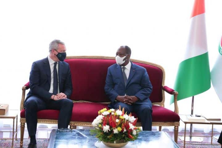 France-Côte d’Ivoire : Bruno Le Maire souhaite une « amélioration de la gouvernance des finances publiques » des deux pays