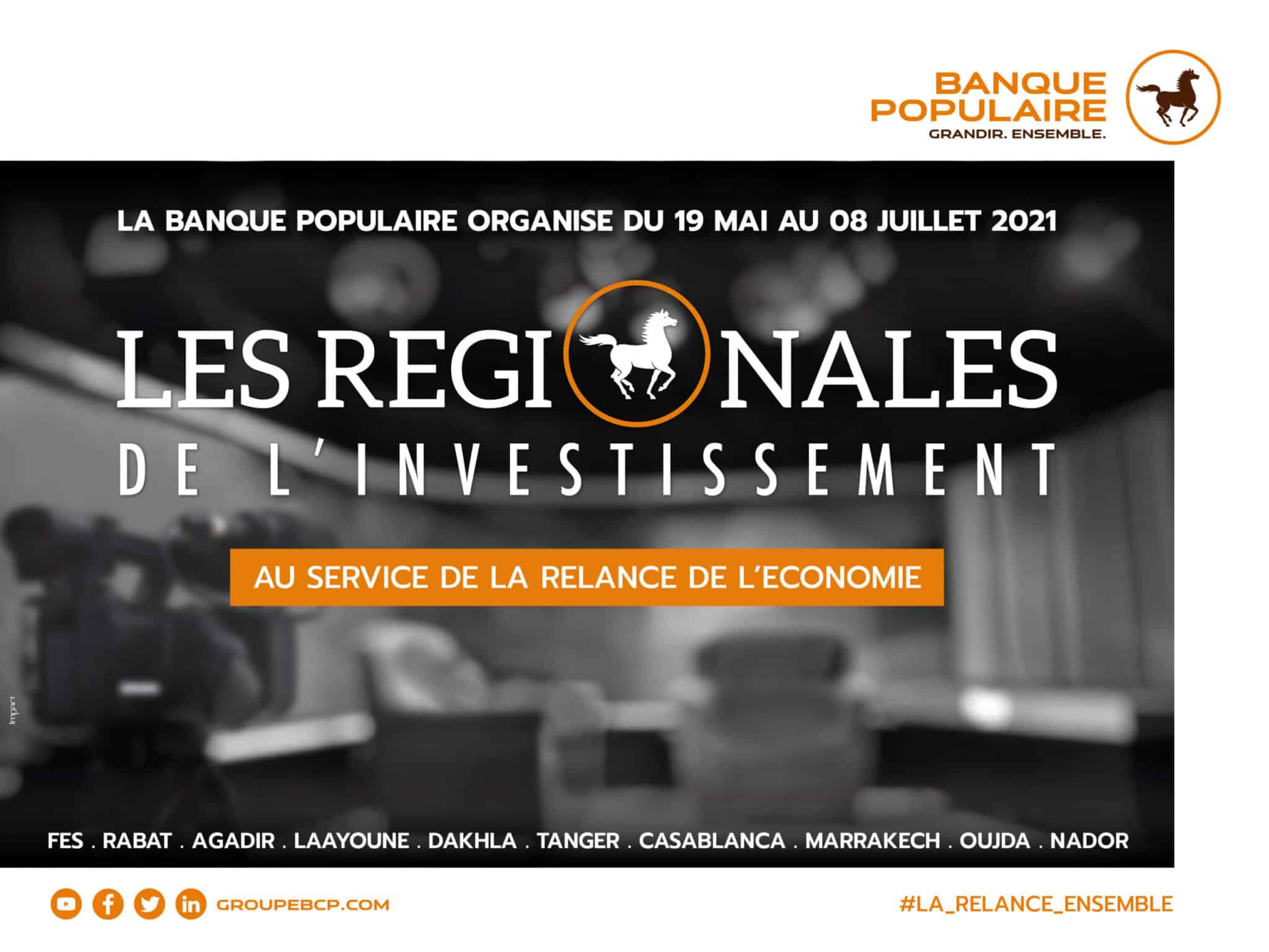 Maroc: la BCP tient les Régionales de l’Investissement pour accompagner la relance économique