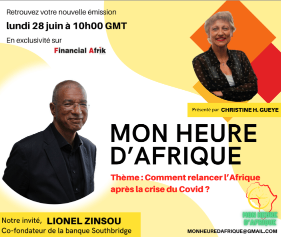 «Mon heure d’Afrique» reçoit Lionel Zinsou pour sa première édition