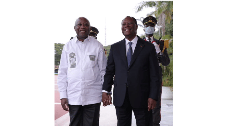 Côte d’Ivoire :  Ouattara et Gbagbo fument le calumet de la paix