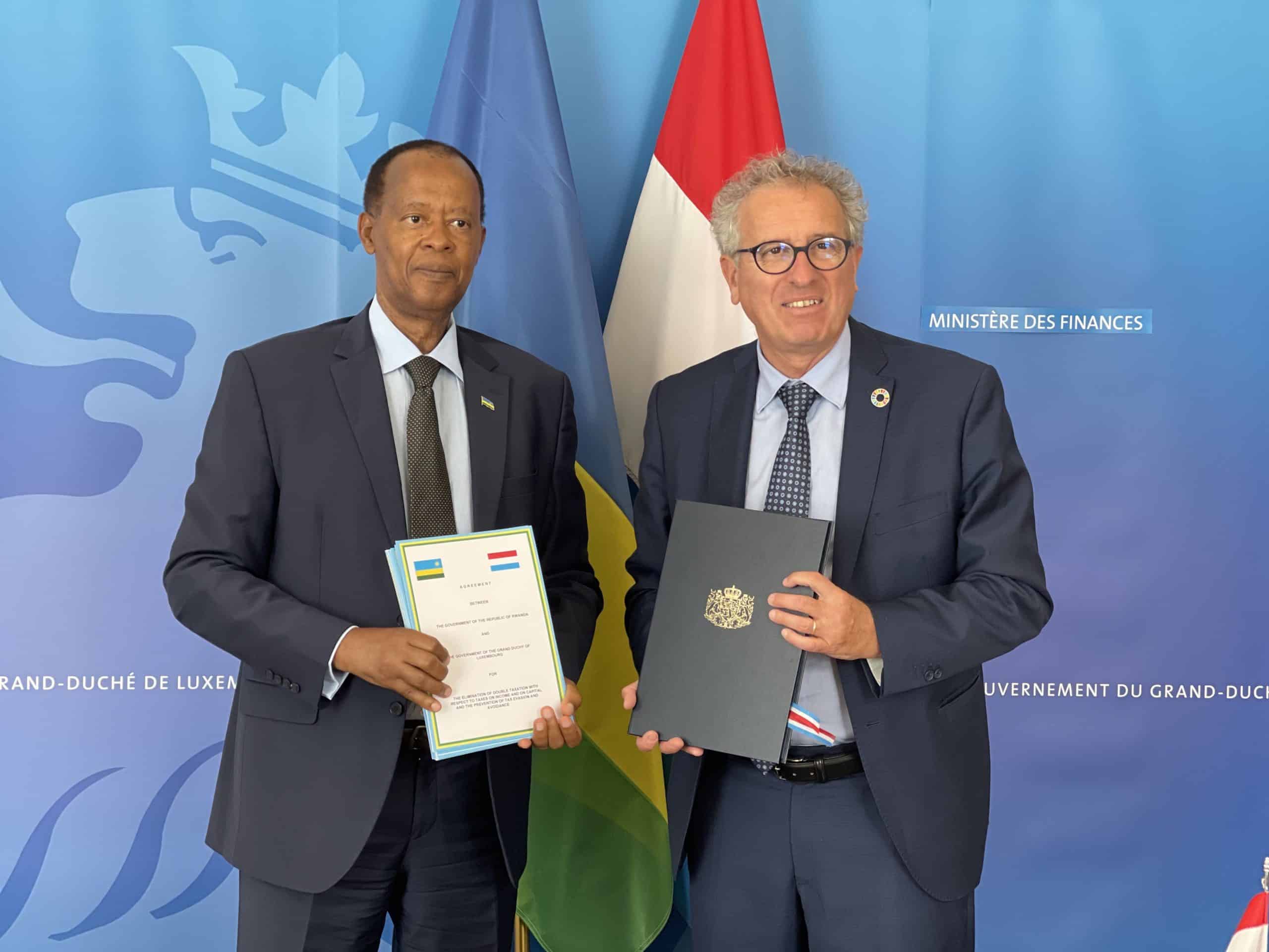 Le Rwanda et le Luxembourg signent une convention de non-double imposition
