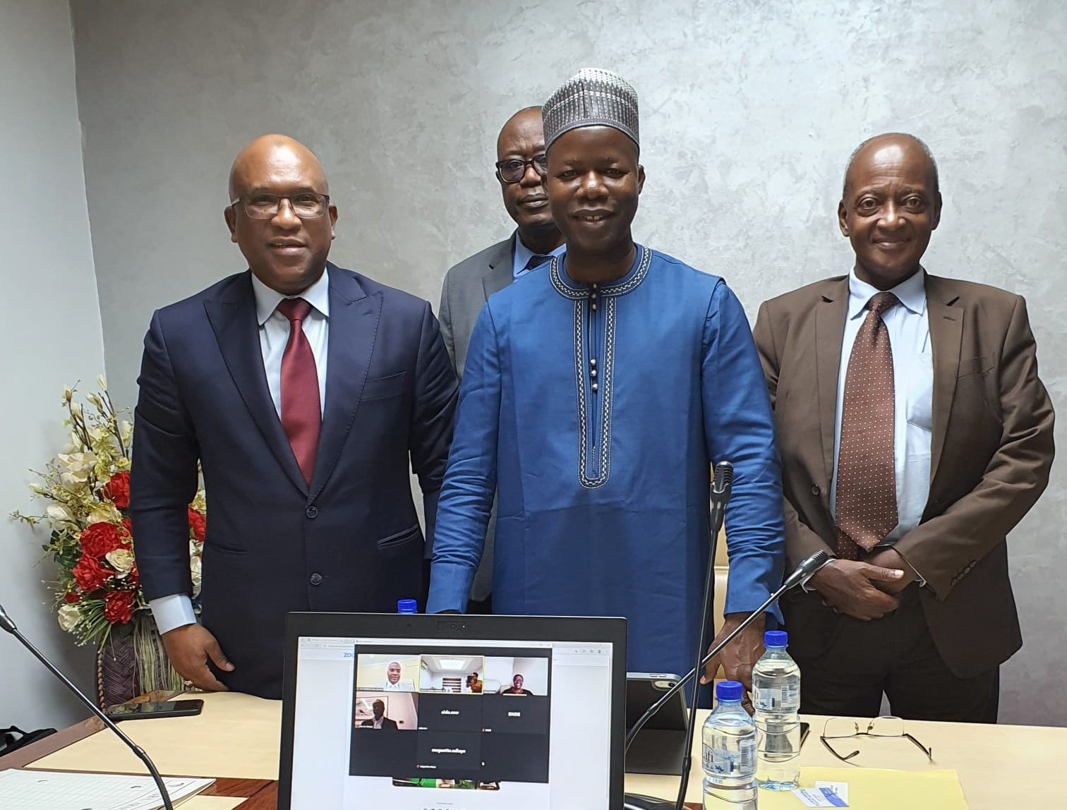 Visite du Directeur Général de la BNDE Thierno Seydou Nourou SY à Ouagadougou, Burkina Faso