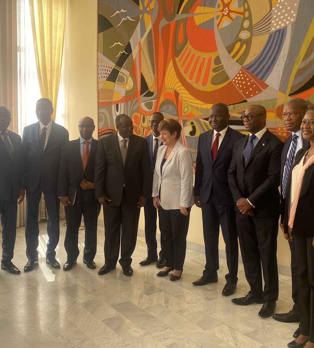 La Directrice Générale du FMI en visite de travail au siège de la BCEAO à Dakar