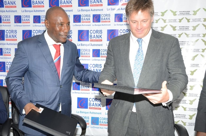 Guinée: Coris Bank International finance  100 millions dollars US pour la mine Kouroussa Gold