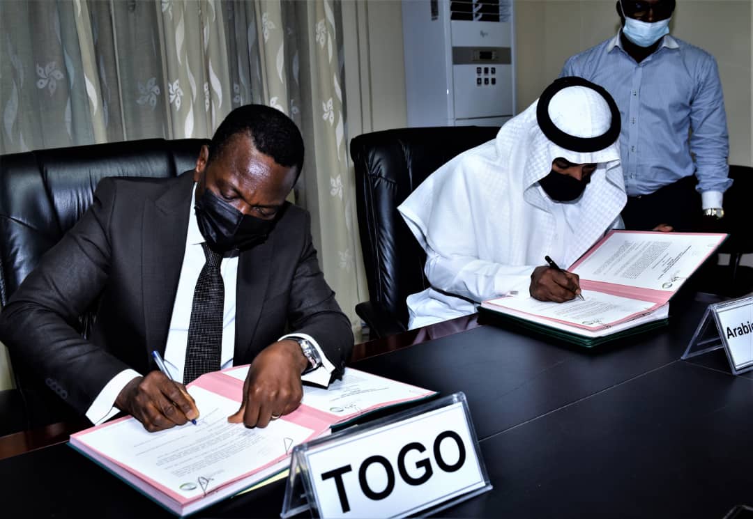 Signature d’un mémorandum d’entente entre le Togo et le Fonds saoudien de développement