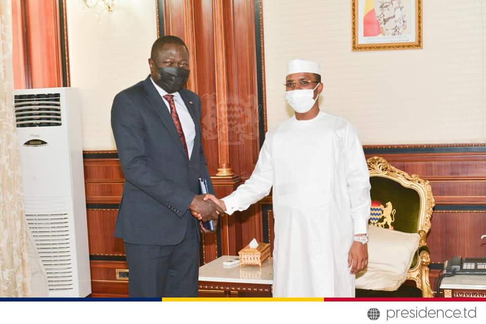 Le Directeur Général du FAGACE reçu en audience par le Président du Tchad, Mahamat Idriss Deby Itno