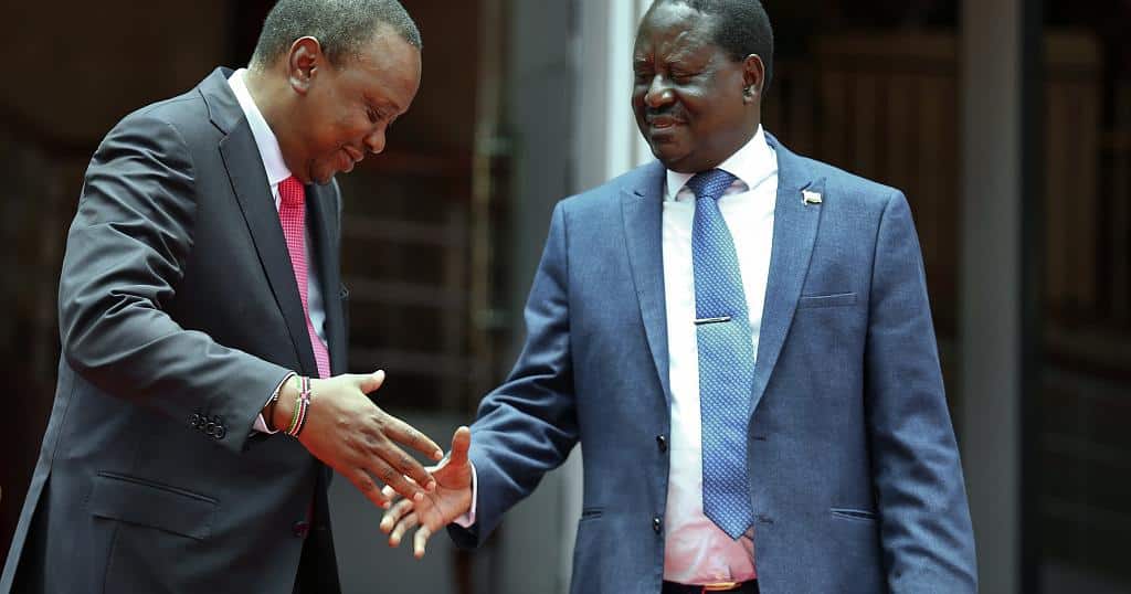 Uhuru Kenyatta officialise son soutien à Raila Odinga pour la présidentielle au Kenya