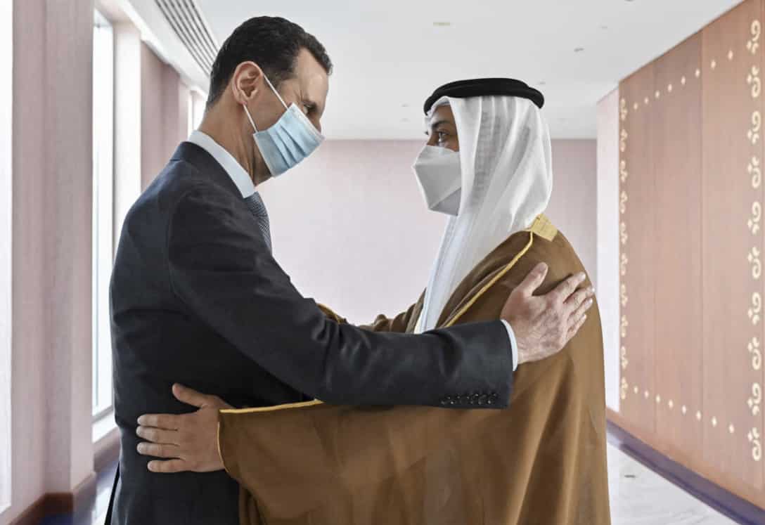 Monde Arabe : MBZ reçoit Bachar Al Assad avec la bénédiction de MBZ 