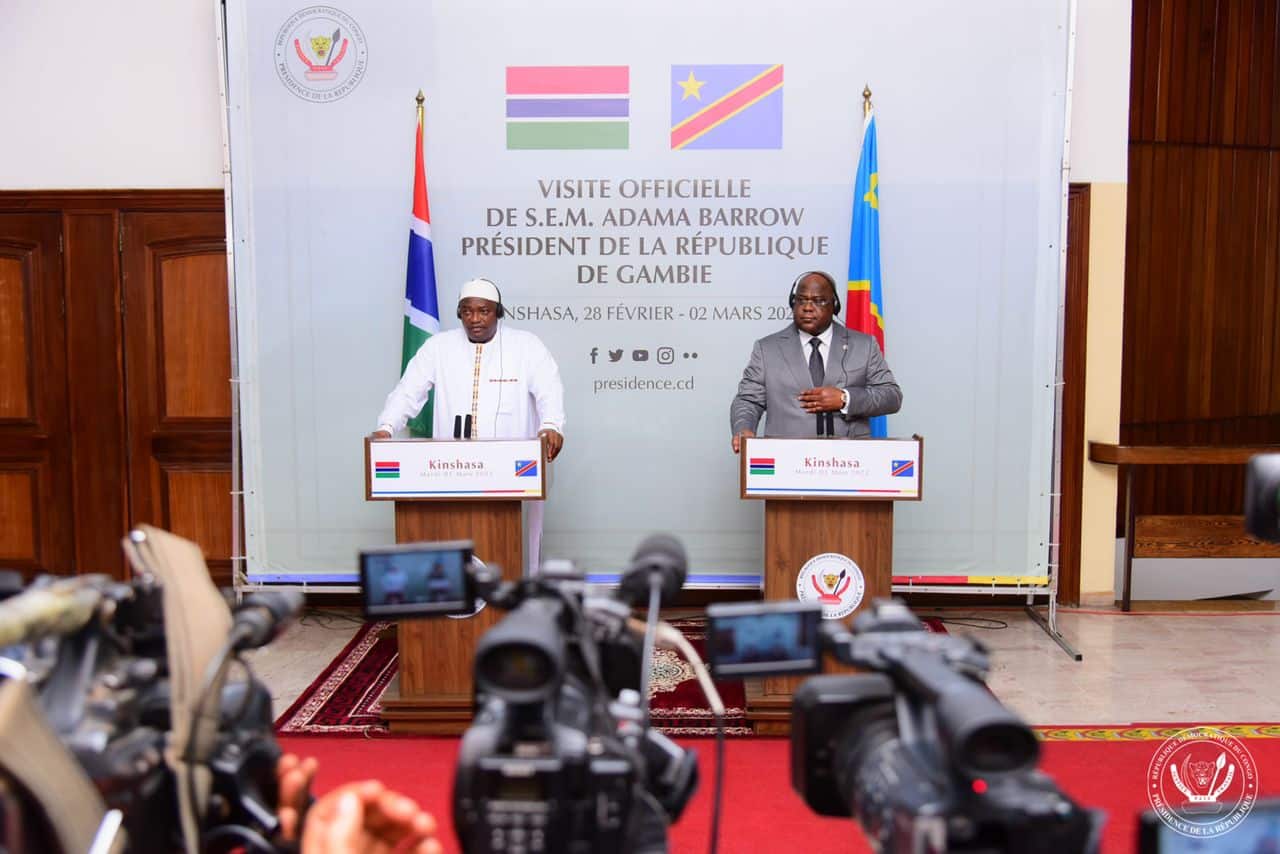 Kinshasa et Banjul veulent accroître leur coopération