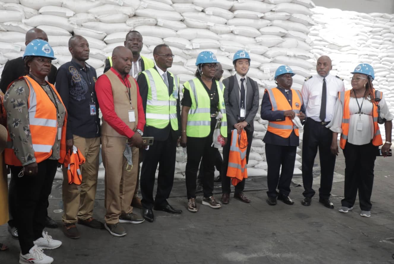 Bolloré Transport & Logistics Congo importe près de 3 000 tonnes de riz offert par le Japon