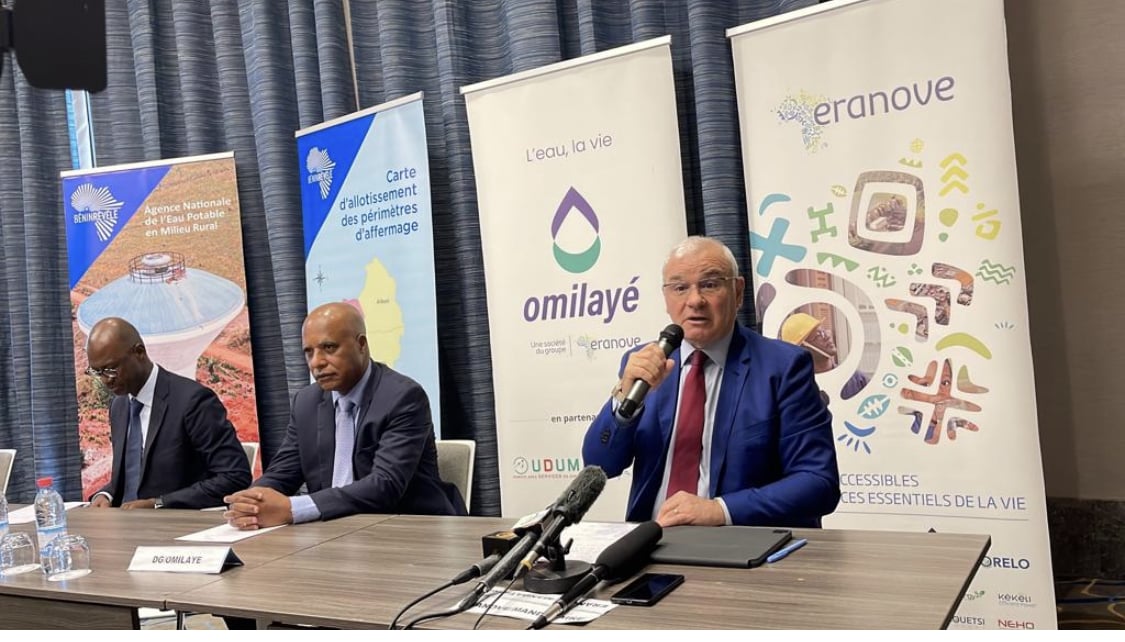 Le Groupe industriel panafricain Eranove et ses partenaires Vergnet Hydro et Uduma obtiennent un contrat de gestion de service public d’eau potable au Bénin