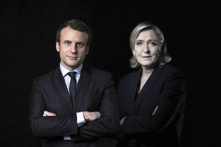 France: Emmanuel Macron et Marine Le Pen au second tour