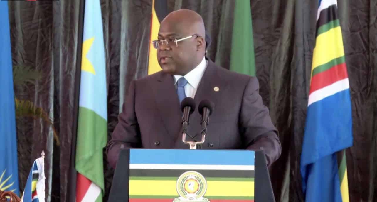 Félix Tshisekedi signe le traité d&rsquo;adhésion de la RDC à la Communauté de l&rsquo;Afrique de l&rsquo;Est