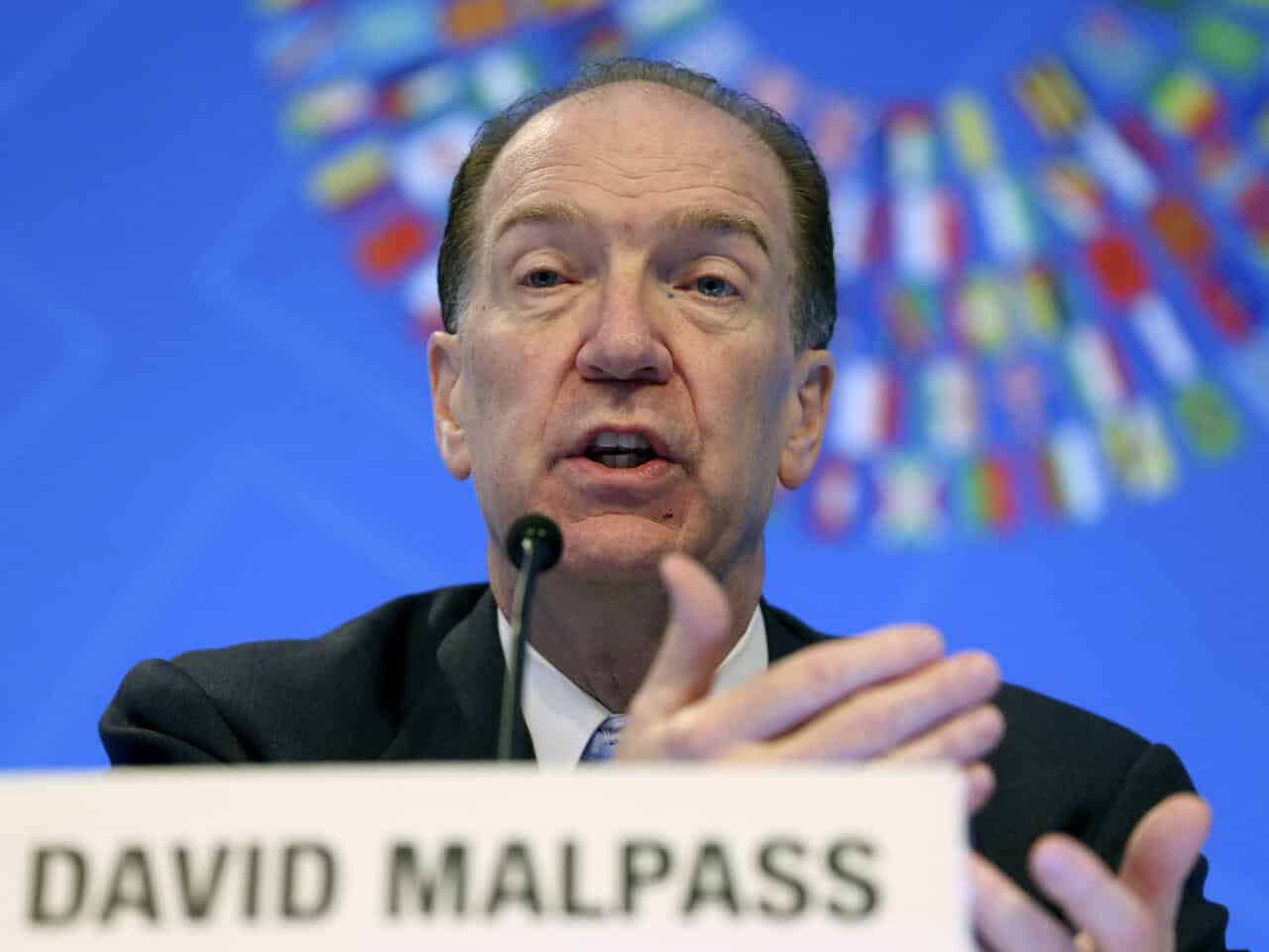 David Malpass critique l’achat des obligations des banques centrales dans les pays avancés au détriment des pays en développement