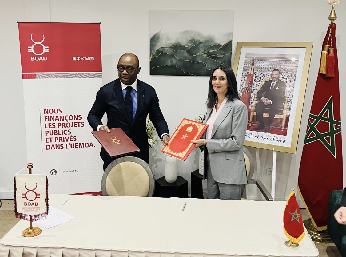 Mémorandum d’entente entre le Ministère de l’Economie et des Finances du Royaume du Maroc et la Banque Ouest Africaine de Développement (BOAD) 