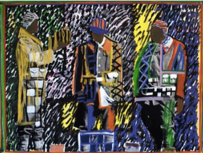 Biennale de Dakar 2022/ : exposition de l’Artiste Peintre, Modou Dieng Yacine