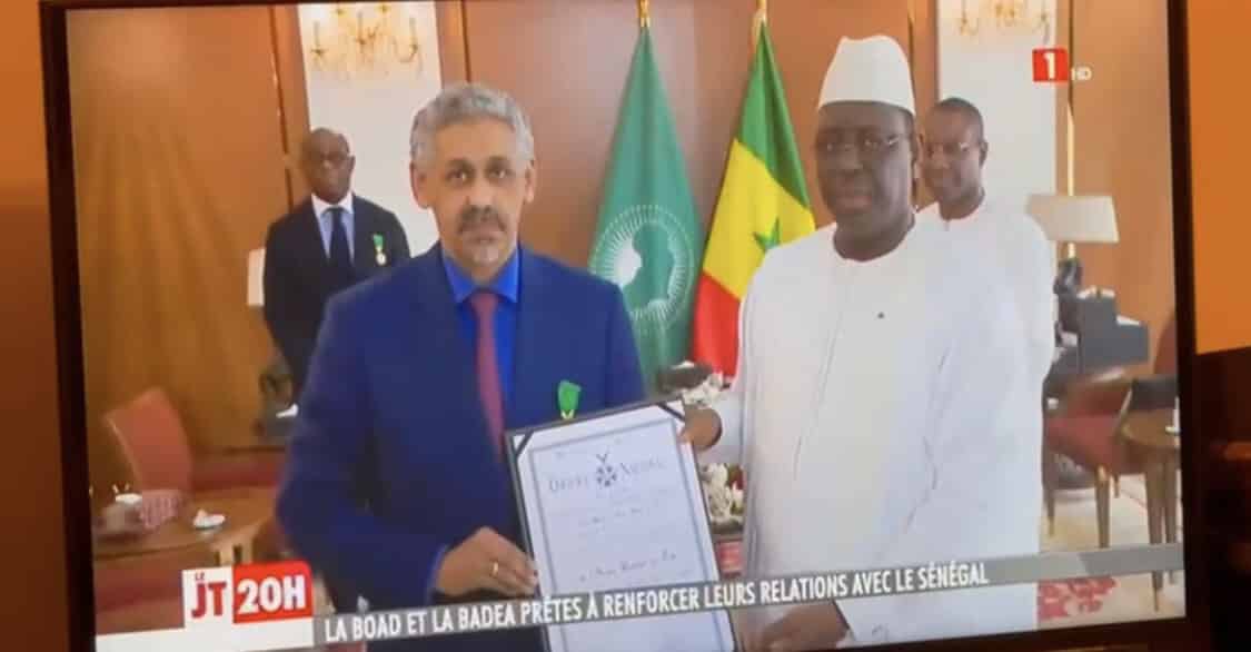 Sénégal: le directeur général de la BADEA décoré de l’Ordre National du Lion