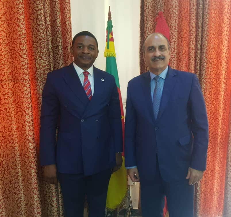 Intelligence économique en Afrique&nbsp;: SEM Karim Ben Becher reçoit Guy Gweth en audience à l’ambassade de Tunisie au Cameroun